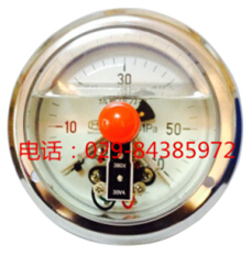 轴向耐震电接点压力表 YTNXC-100Z