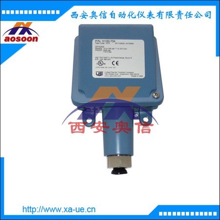 美国UE开关H100-702-M540-XY468氟橡胶耐腐压力控制器